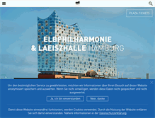 Tablet Screenshot of elbphilharmonie.de
